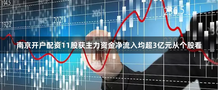 南京开户配资11股获主力资金净流入均超3亿元从个股看