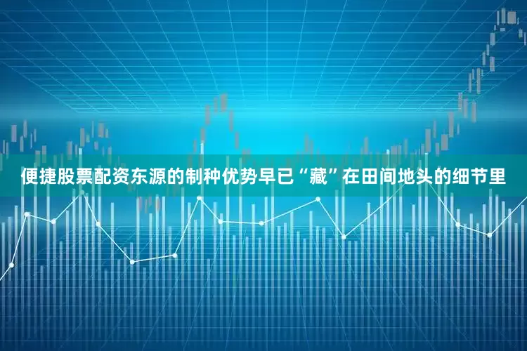 便捷股票配资东源的制种优势早已“藏”在田间地头的细节里
