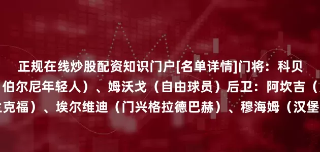 正规在线炒股配资知识门户[名单详情]门将：科贝尔（多特蒙德）、凯勒（伯尔尼年轻人）、姆沃戈（自由球员）后卫：阿坎吉（曼城）、阿曼达（法兰克福）、埃尔维迪（门兴格拉德巴赫）、穆海姆（汉堡）、里卡多-罗德里格斯（皇家贝蒂斯）、艾萨克-施密特（利兹联）、威德默（美因茨）中前场：埃比舍尔（比萨）、恩博洛（摩纳哥）、弗鲁勒（博洛尼亚）、埃腾（杜塞尔多夫）、贾沙里（AC米兰）、曼赞比（弗赖堡）、乔尔-蒙特罗（